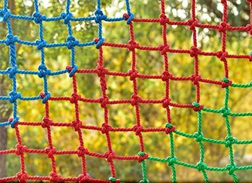 Rede de escalada colorida em faixas,  multi color, preço por  m2, compre a partir de 5 m2