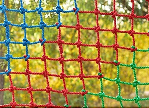 Rede de escalada colorida em faixas, multi color, preço por m2, compre a partir de 5 m2